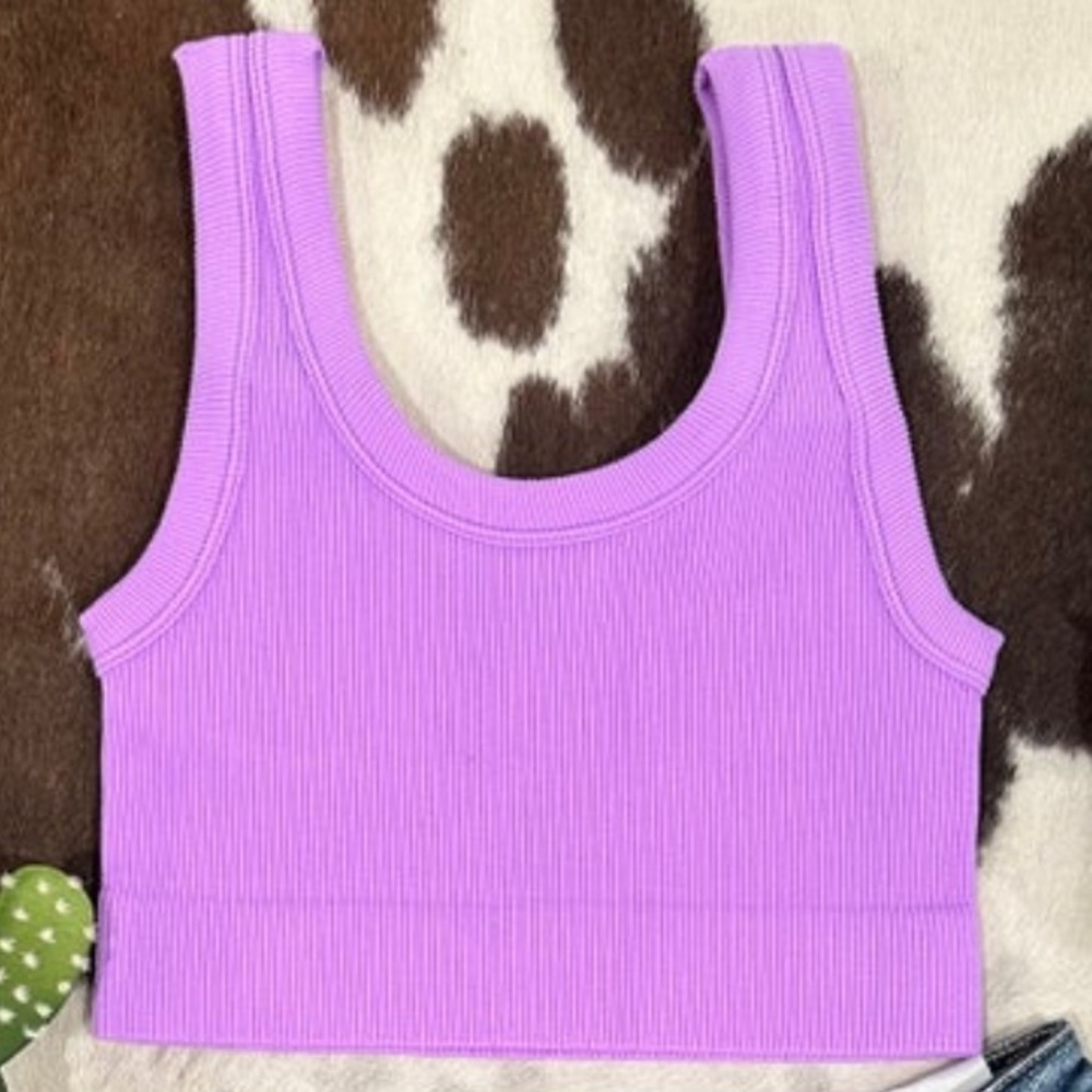 Dynamic Lavender (Purple) Thick Rib‎ Mini Tank | NEW/NWT!! 💜🦄